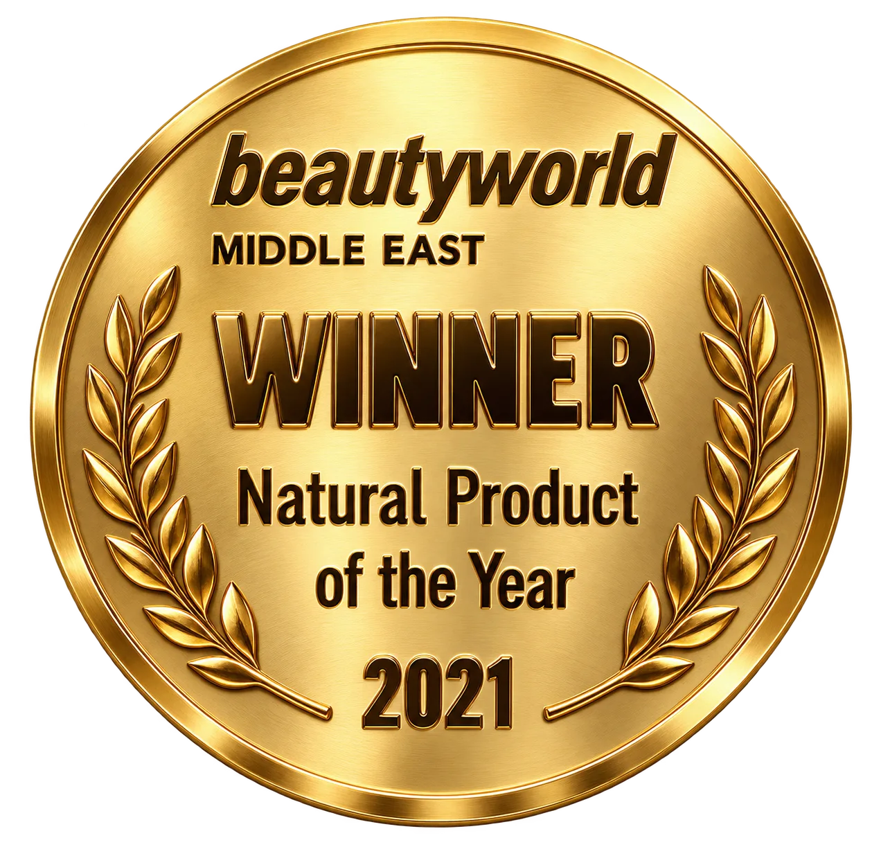 Beautyworld Middle East Winner Natural Product of the Year 2021