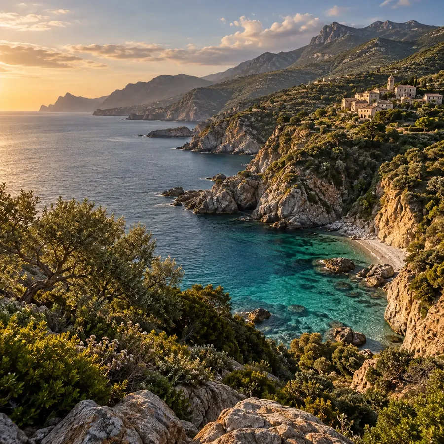 Entre maquis et Méditerranée