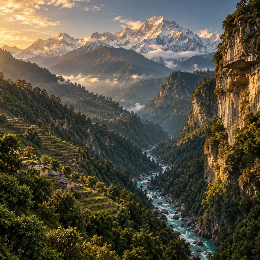 Hautes vallées himalayennes