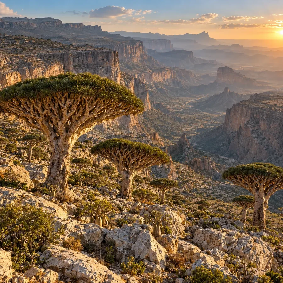 Socotra et paysage naturel