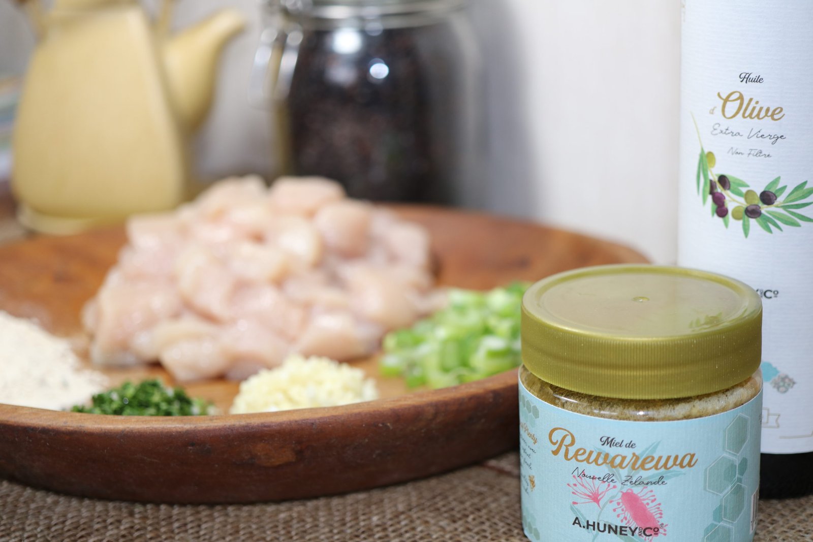 Poulet à l’ail et au miel Rewarewa NZ - Chiken garlic Rewarewa Honey 01