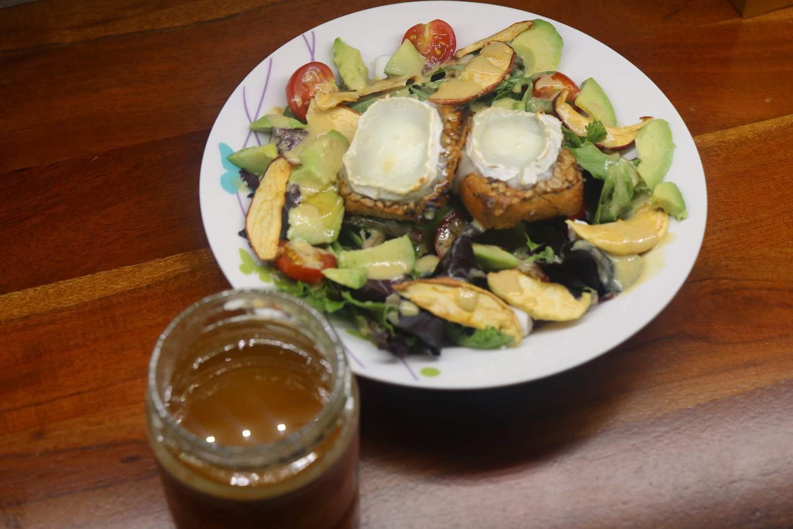 Salade de Chèvre Chaud au Miel de Rata NZ - Warm Goat Cheese Salad Rata Honey Ahuney 05