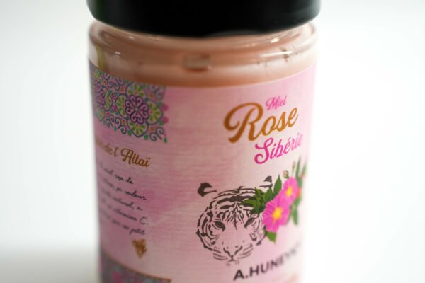 Miel Rose de Russie - Sibérie- Rose de Syberie - Ahuney - pink Honey - Ahuneyandco